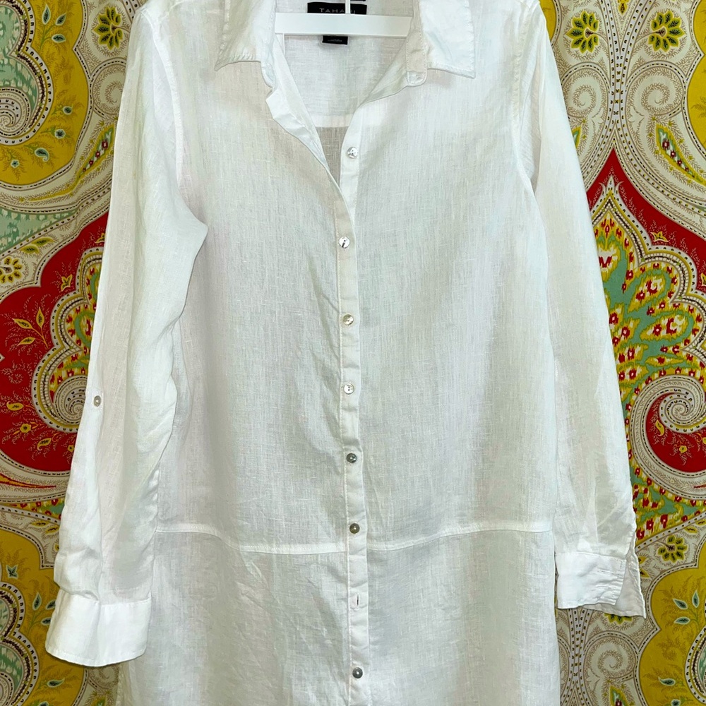 COPY - White linen blouse